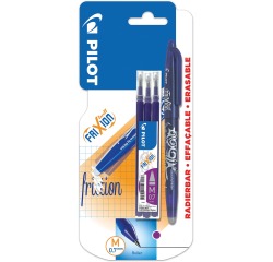 Roller PILOT FriXion Medium violet 1 pièce + 3 recharges