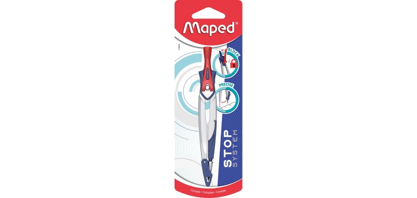 Maped Zirkel Stop System, im Blisterpack