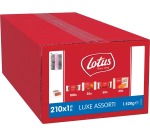 Lotus gâteaux Luxe Assorti, assortiment de gâteaux, boîte de 210 pièces