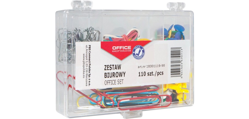 OFFICE products office set, 110 pieces