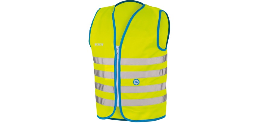 Wowow Fun Jacket gilet de sécuité, jaune, enfant