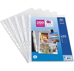 Viquel geperforeerde showtas voor foto's, pak van 25 stuks