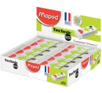 Maped Technic 600 eraser, white, box of 20 pieces