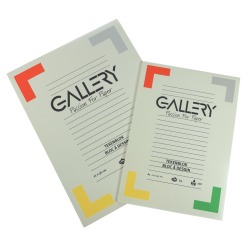 Gallery papier à dessin, 120 g, ft 27 x 36 cm, papier sans bois, bloc de 24 feuilles