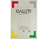 Gallery tekenpapier, 120 g, ft 29,7 x 42 cm, A3, houtvrij papier, blok van 24 vel