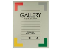 Gallery tekenpapier, 120 g, ft 24 x 32 cm, houtvrij papier, blok van 24 vel