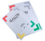 Gallery drawing paper, 190 g, size 24 x 32 cm, wood-free paper, pad of 20 sheets