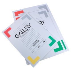 Gallery tekenpapier, 190 g, ft 24 x 32 cm, extra zwaar houtvrij papier, blok van 20 vel