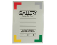 Gallery Bristol tekenpapier, 200 g, ft 21 x 29,7 cm , A4, blok van 20 vel