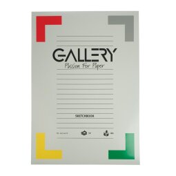 Gallery schetsblok, ft 29,7 x 42 cm (A3), 180  g/m², blok van 50 vel