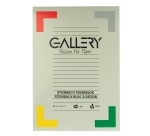 Gallery Steinbach papier à dessin, 200 g, ft 21 x 29,7 cm, A4, grainé, bloc de 20 feuilles