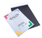 Gallery papier à dessin, 120 g, ft 21 x 29,7 cm, A4, noir, bloc de 20 feuilles