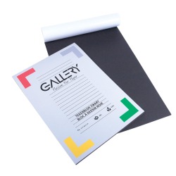 Gallery tekenpapier, 120 g, ft 21 x 29,7 cm, A4, zwart, blok van 20 vel