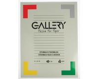 Gallery Steinbach tekenpapier, 250 g, ft 27 x 36 cm, gekorreld, blok van 20 vel
