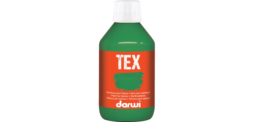 Darwi textile paint Tex, 250 ml, dark green