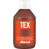 Darwi peinture textile Tex, 250 ml, brun foncé