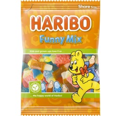 Haribo bonbons Funny Mix, sachet de 185 g