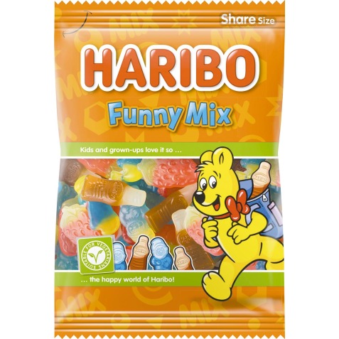 Haribo bonbons Funny Mix, sachet de 185 g