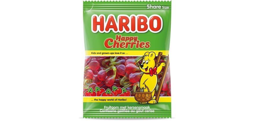 Bonbons Happy Cherries Haribo - Sachet de 185 g