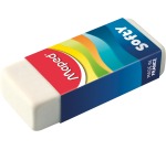 Maped Softy eraser, medium, white, blister pack of 2 pieces