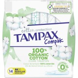 Tampax Cotton Regular tampons, paquet de 14 pièces