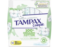 Tampax Cotton Regular tampons, paquet de 14 pièces