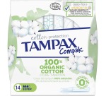 Tampax Cotton Super tampons, pack of 14 pieces