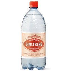 Ginstberg eau minérale naturelle, pétillante, bouteille de 1 l, paquet de 6 pièces