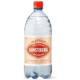 Ginstberg eau minérale naturelle, pétillante, bouteille de 1 l, paquet de 6 pièces