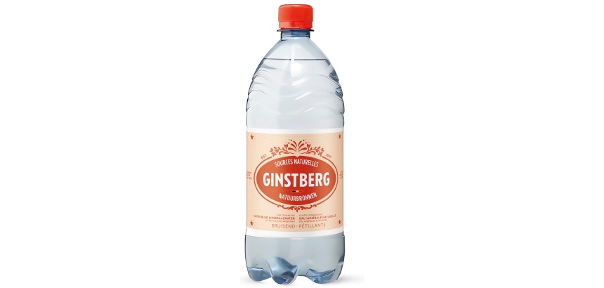 Ginstberg eau minérale naturelle, pétillante, bouteille de 1 l, paquet de 6 pièces