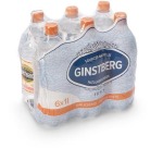 Ginstberg eau minérale naturelle, pétillante, bouteille de 1 l, paquet de 6 pièces