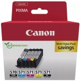 Canon cartouche d'encre 1 x PGI-570 + 1 x CLI-571, 182 - 398 photos, OEM 0372C006, 5 couleurs