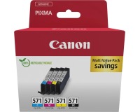 Canon cartouche d'encre CLI-571, 345 pages, OEM 0386C009, 4 couleurs
