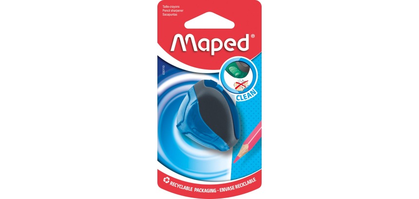 Maped Clean 1-Hole Sharpener, blister pack