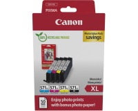 Canon photo value pack CLI-571XL, 375 - 895 photos, OEM 0332C006, 4 couleurs