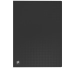 OXFORD Memphis protège documents, format A3, en PP, 20 pochettes, noir