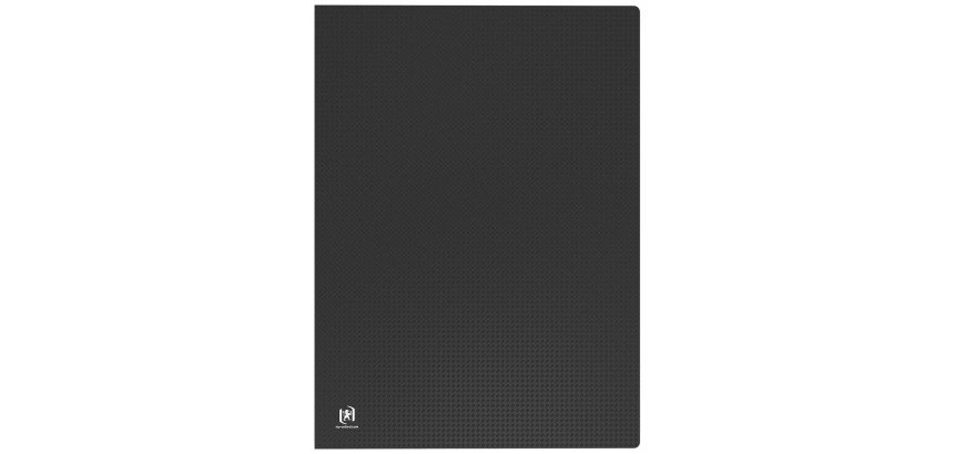 OXFORD Memphis protège documents, format A3, en PP, 20 pochettes, noir