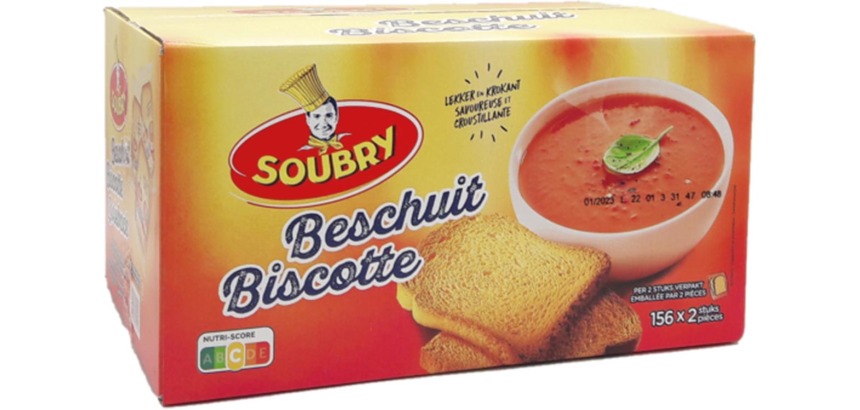 Toast Soubry x 2 - Box of 156 packets