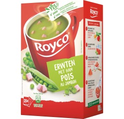 Royco Minute Soup classic pois au jambon - Big box boîte de 25 sachets
