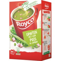 Royco Minute Soup classic pois au jambon - Big box boîte de 25 sachets