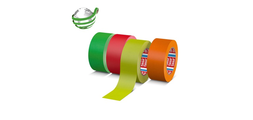 tesa bande textile, 19 mm x 25 m, roze néon