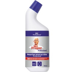 Mr. Proper badkamer en toiletreiniger 3in1, flacon van 750 ml