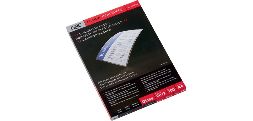 Gbc A4 Laminatiehoezen - 2 x 80 µ - Glanzend - Doos van 100