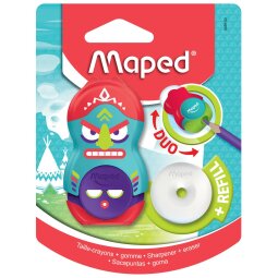 Maped potloodslijper + gom Totem, blister met 1 stuk