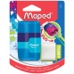 Maped taille-crayon + gomme Connect Soft Touch, sur blister