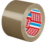 Tesa premium packaging tape, ft. 75 mm x 66 m, PVC, Havana