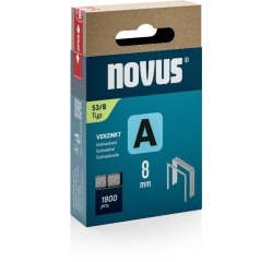 Novus agrafes A  53/8, boîte de 1800 agrafes