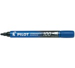 Pilot marqueur permanent 100, boîte de 15 + 5 pièces, bleu
