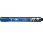 Pilot marqueur permanent 100, boîte de 15 + 5 pièces, bleu
