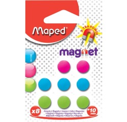 EN_BL.8 AIMANTS COUL. 10MM MAPED
